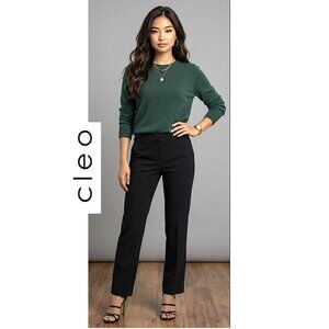 CLEO - Classic essential item - Black dress pants (Ever Body Style)